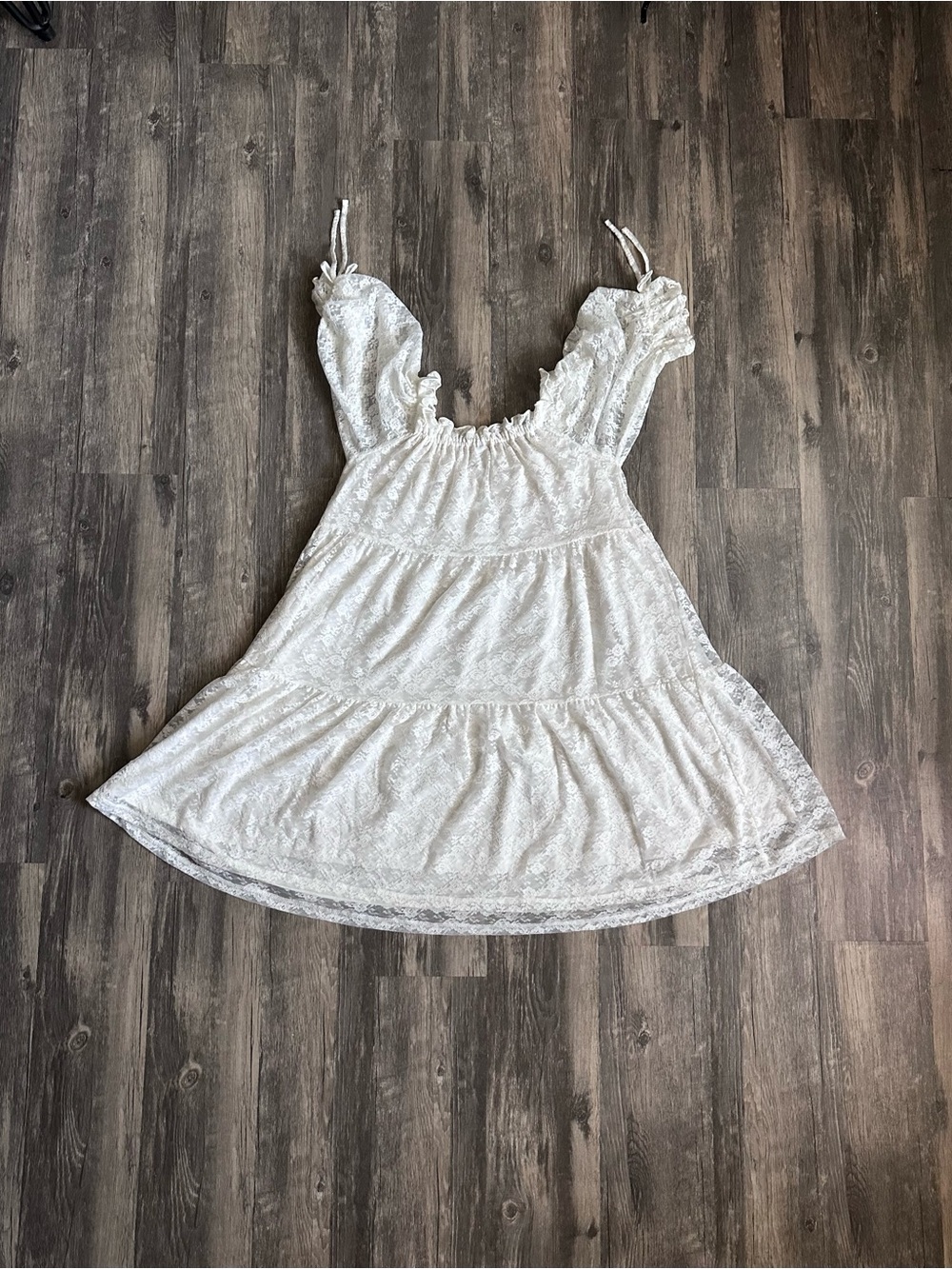 Old Navy Off The Shoulder Lace Mini Dress Women’s Size Medium